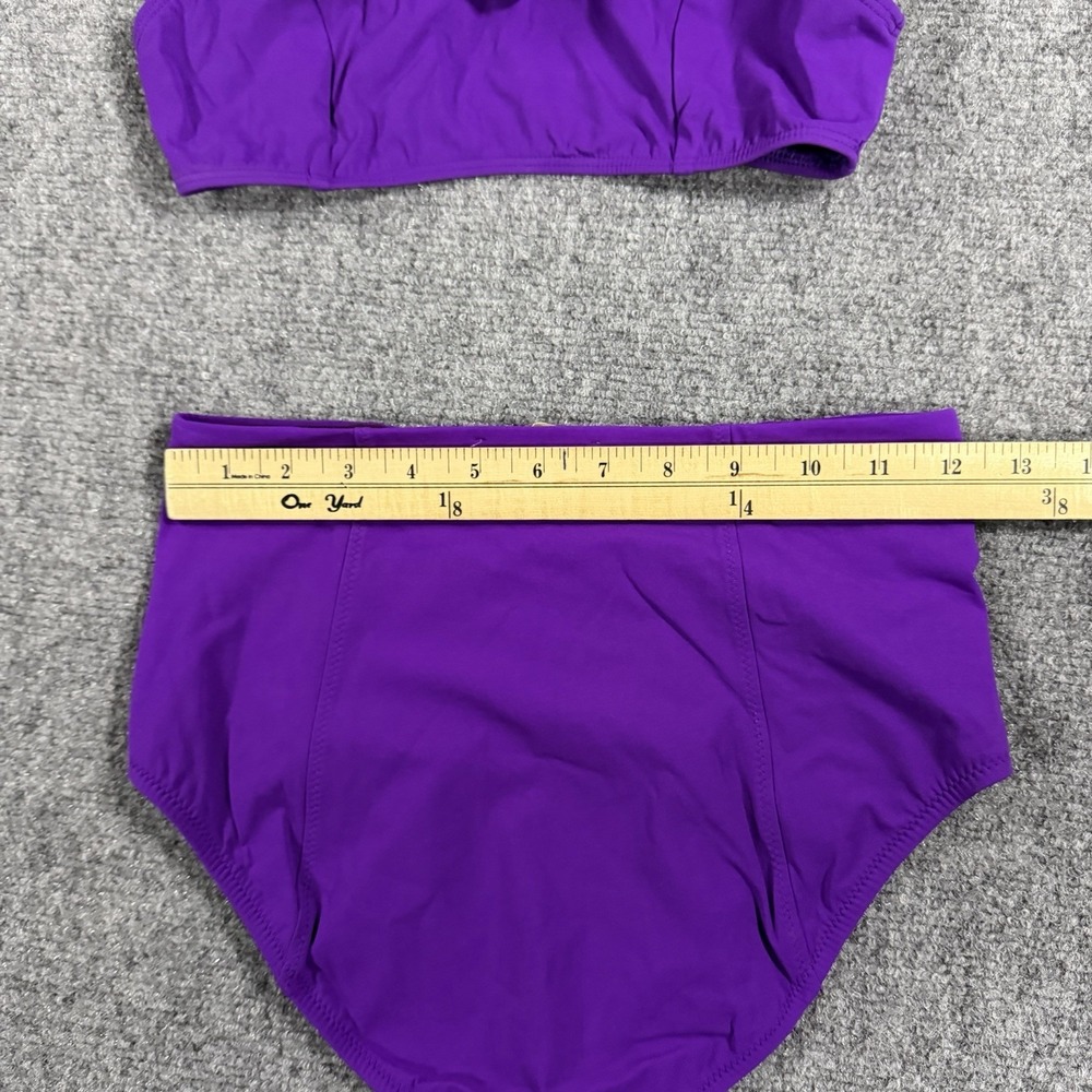 Ulla Johnson Bikini Set Womens P/S Top High Waist Bottom Ruffle Beach Swimwear - Picture 7 of 10